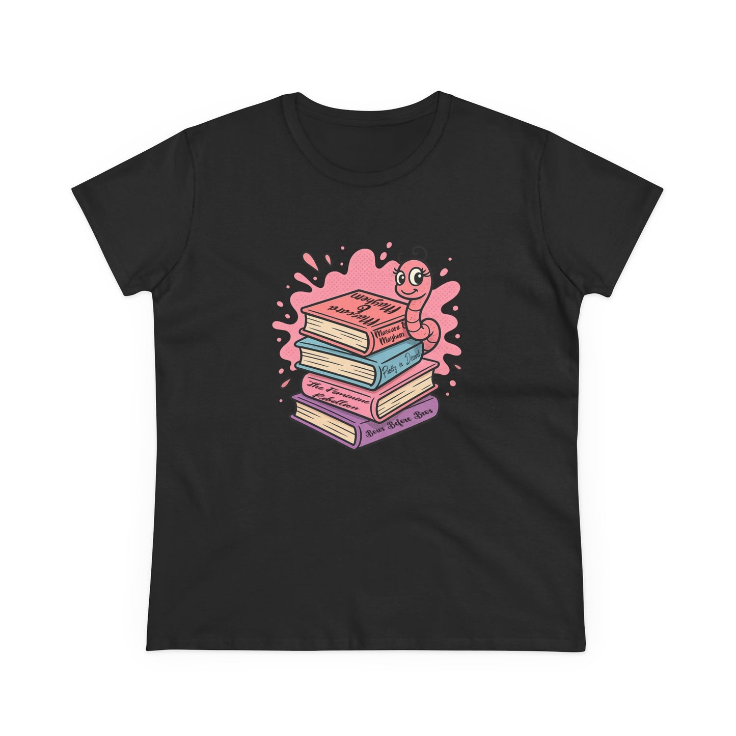 Feminine Rebellion Tee – Cute Satirical Graphic Shirt for Smart Troublemakers