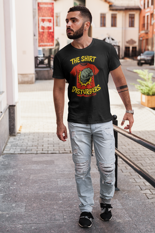 Shirt Disturbers Signature Tee – Edgy, Satirical T-Shirt for Free Thinkers
