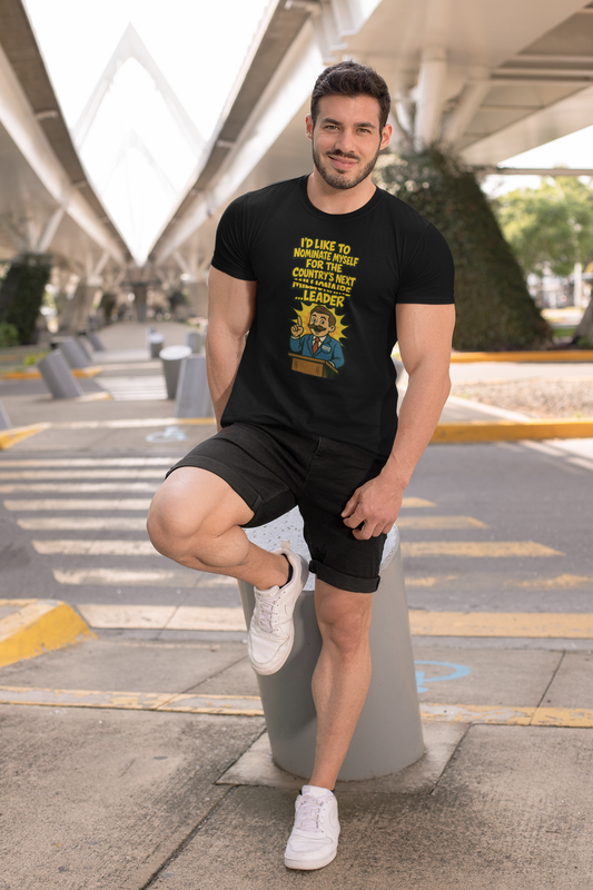 Millionaire Leader T-Shirt – Satirical Political Graphic Tee