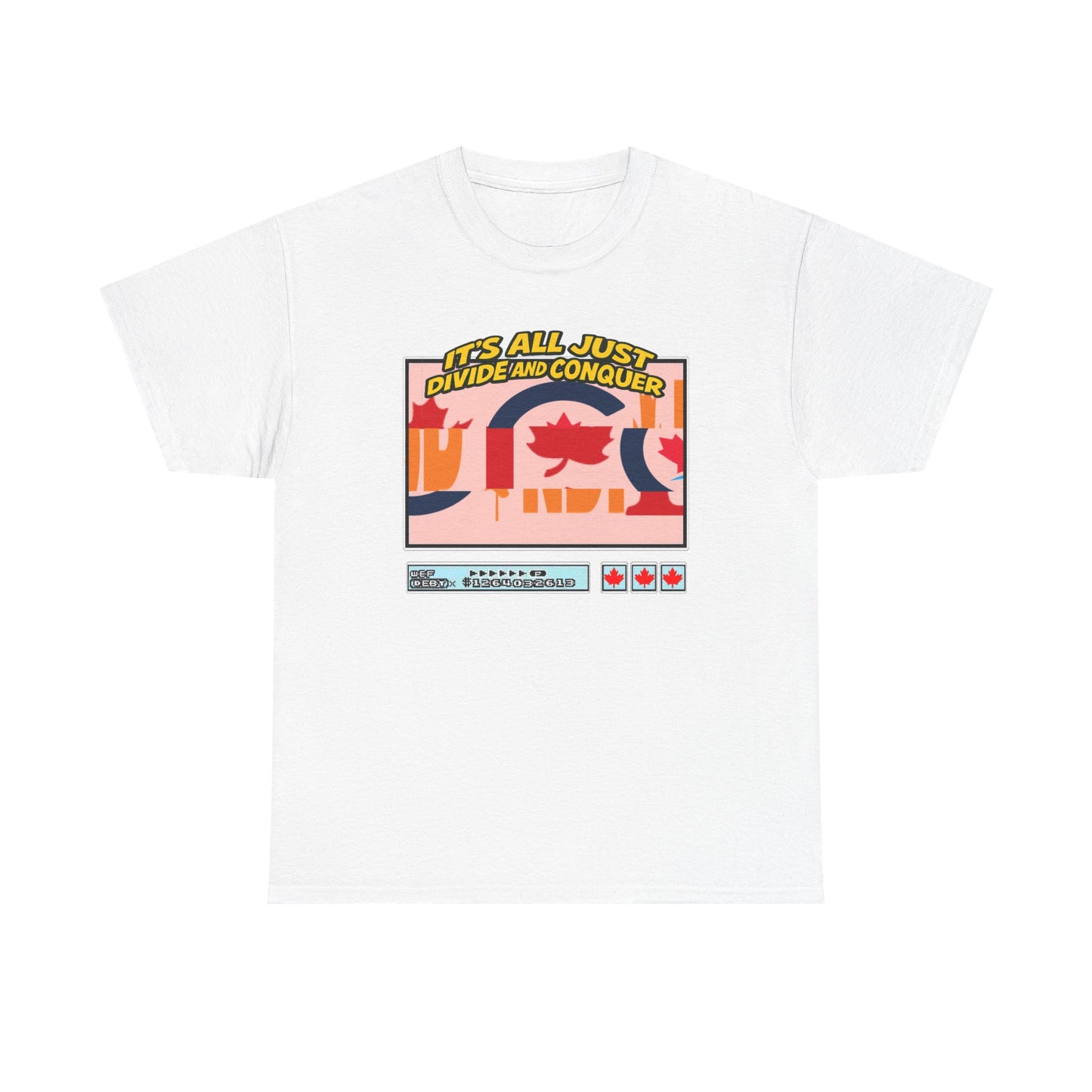 Divide and Conquer T-Shirt – Satirical Political Graphic Tee