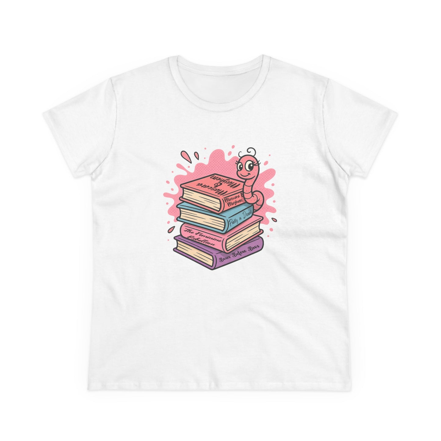 Feminine Rebellion Tee – Cute Satirical Graphic Shirt for Smart Troublemakers