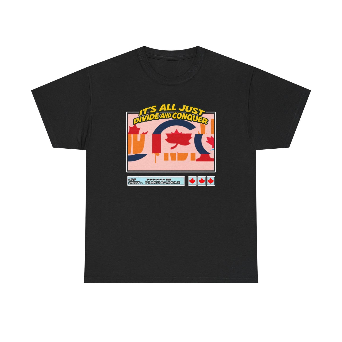 Divide and Conquer T-Shirt – Satirical Political Graphic Tee