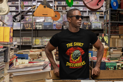 Shirt Disturbers Signature Tee – Edgy, Satirical T-Shirt for Free Thinkers