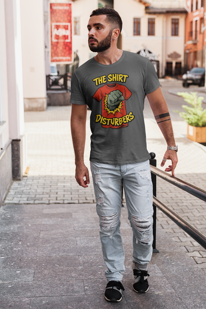 Shirt Disturbers Signature Tee – Edgy, Satirical T-Shirt for Free Thinkers