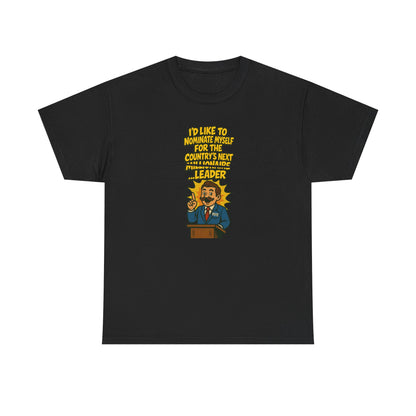 Millionaire Leader T-Shirt – Satirical Political Graphic Tee