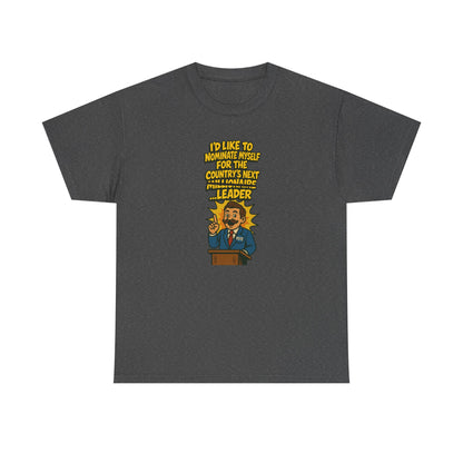 Millionaire Leader T-Shirt – Satirical Political Graphic Tee